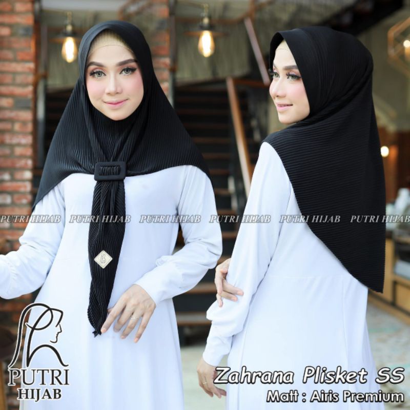 ZARELLFASHION - JILBAB INSTAN PLISKET GESPER PED-1