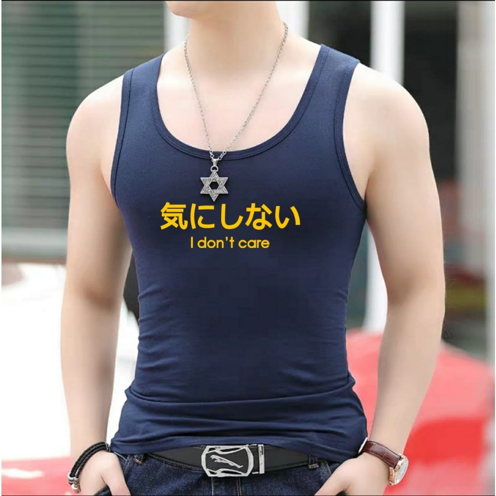 Asgard777 - SINGLET I DONT CARE  / singlet terbaru  / kaos dalam / singlet cowok / singlet pria