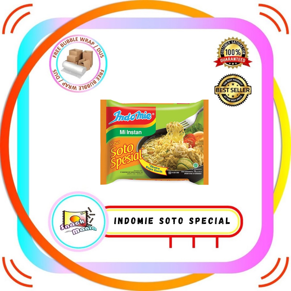 

Indomie Mi Kuah Instan Mie Soto Spesial 75 gr