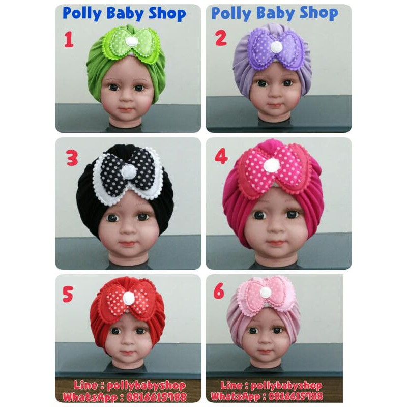 Turban Bayi / Ciput Bayi / Hijab Bayi / Turban Ciput Anak / Bandana