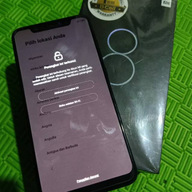 Xiaomi Mi8 Ram 6/64Gb Masih Mulus, Minus Ke Unlock Akun Mi nya