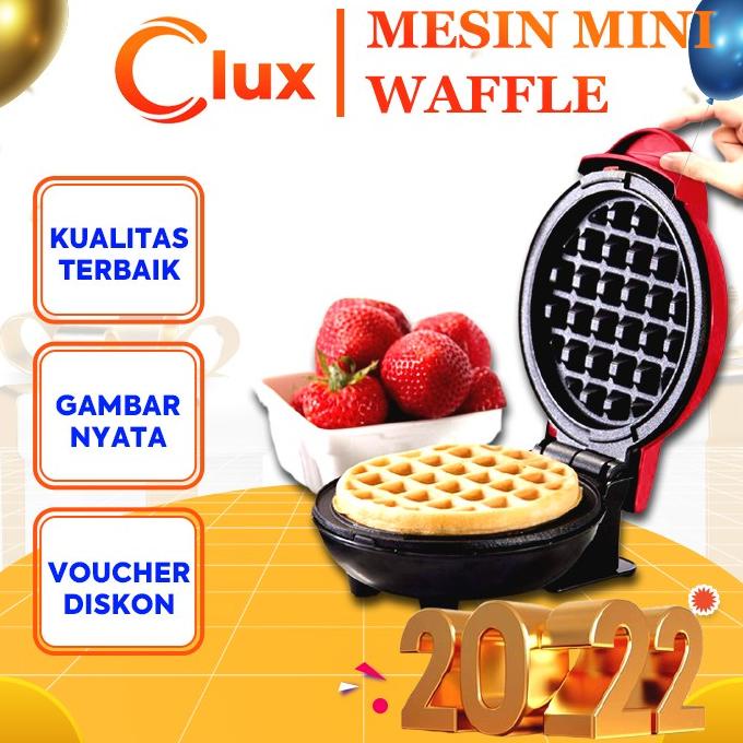 Pembuat waffle listrik mini Mesin wafel sarapan Mini waffle utilitas
