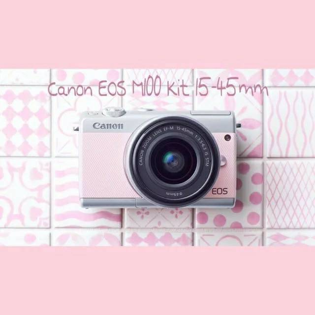 CANON EOS M100 / CANON M100 KIT 15-45MM IS STM WIFI ORIGINAL - PAKET 32GB/64GB-5