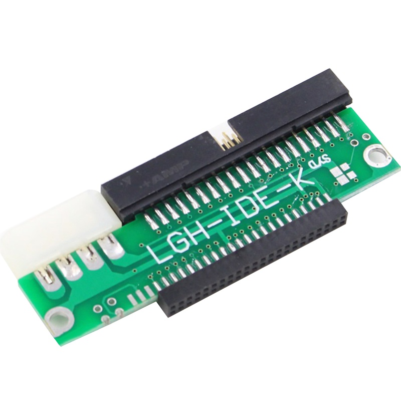 Btsg 1PC 3.5 IDE Male to 2.5 IDE Female 44pin to 40pin Converter Adapter Card Untuk Laptop Desktop PC