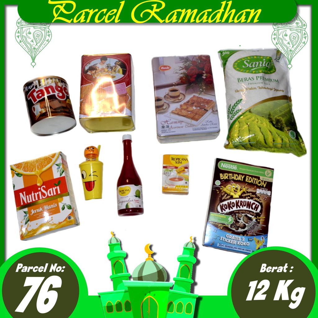 

Paket No 76 [Paket Premium Happy Gits] Parcel Sembako Parsel EXP DATE AMAN Spesial Ramadhan