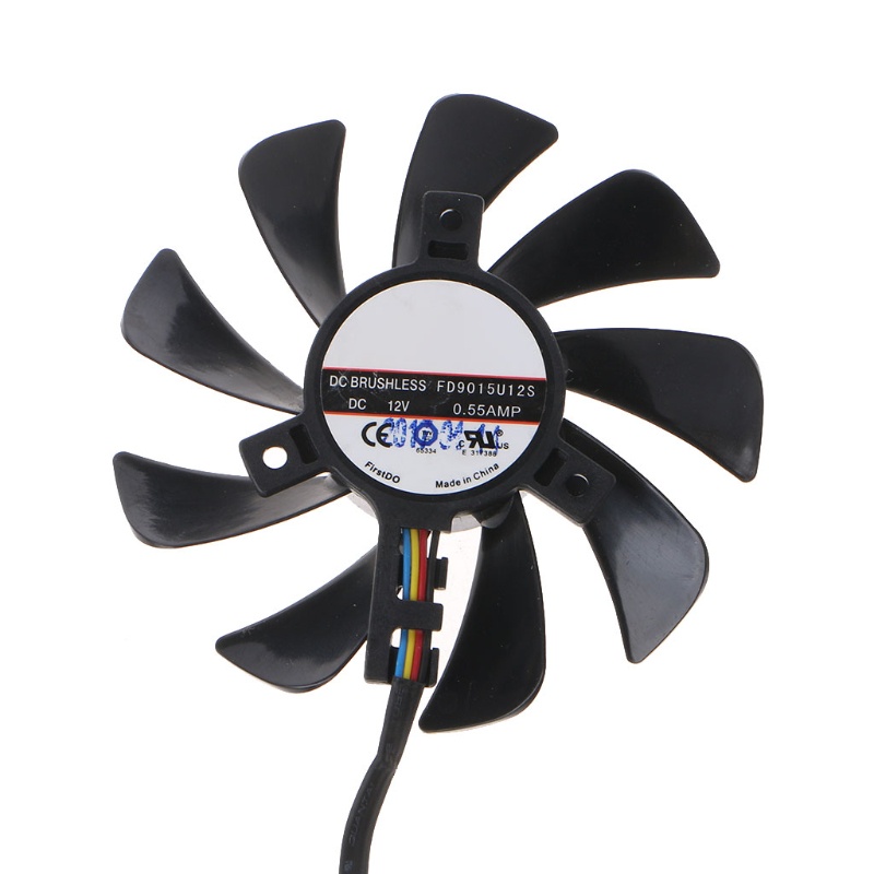 Bt 1PC 85MM FD9015U12S 4Pin 12V 0.55A VGA Fan Kipas Pendingin Kartu Grafis