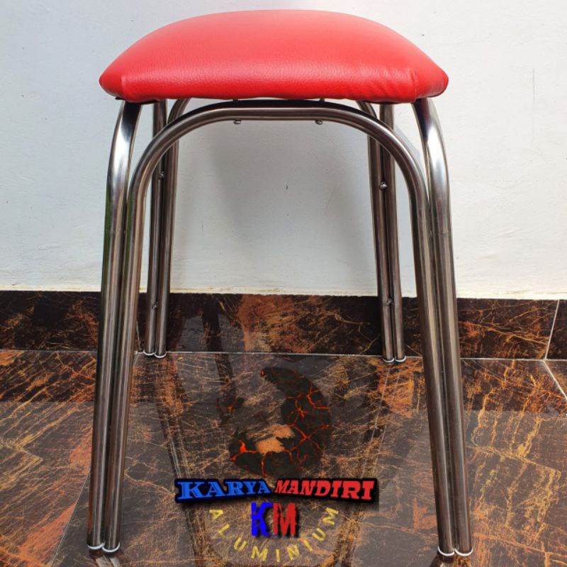 Kursi stainless / Cafe / Teras / Baso / 50cm