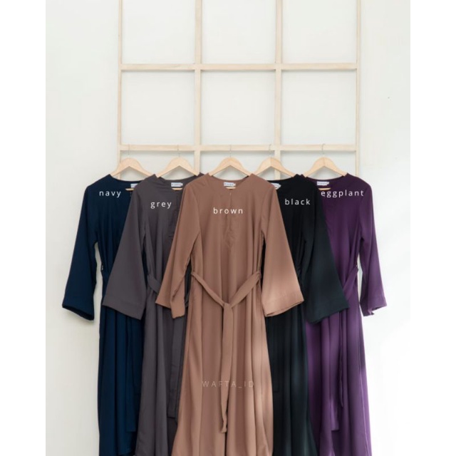 WAFTA - MARWAH ABAYA | abaya polos | basic abaya | abaya murah