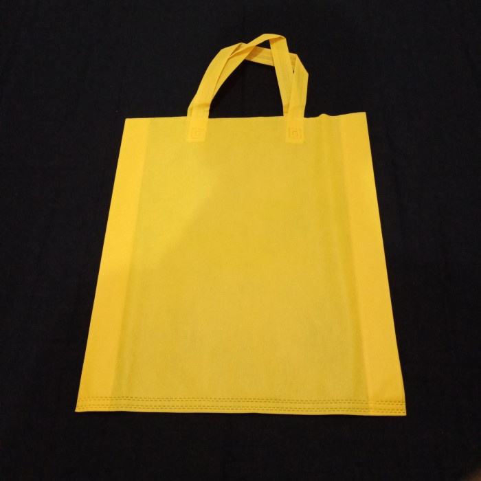 

✨ BISA COD ✨ goodie bag uk 38 x 45 cm (WARNA ORENGE) , tas kain. handle bag