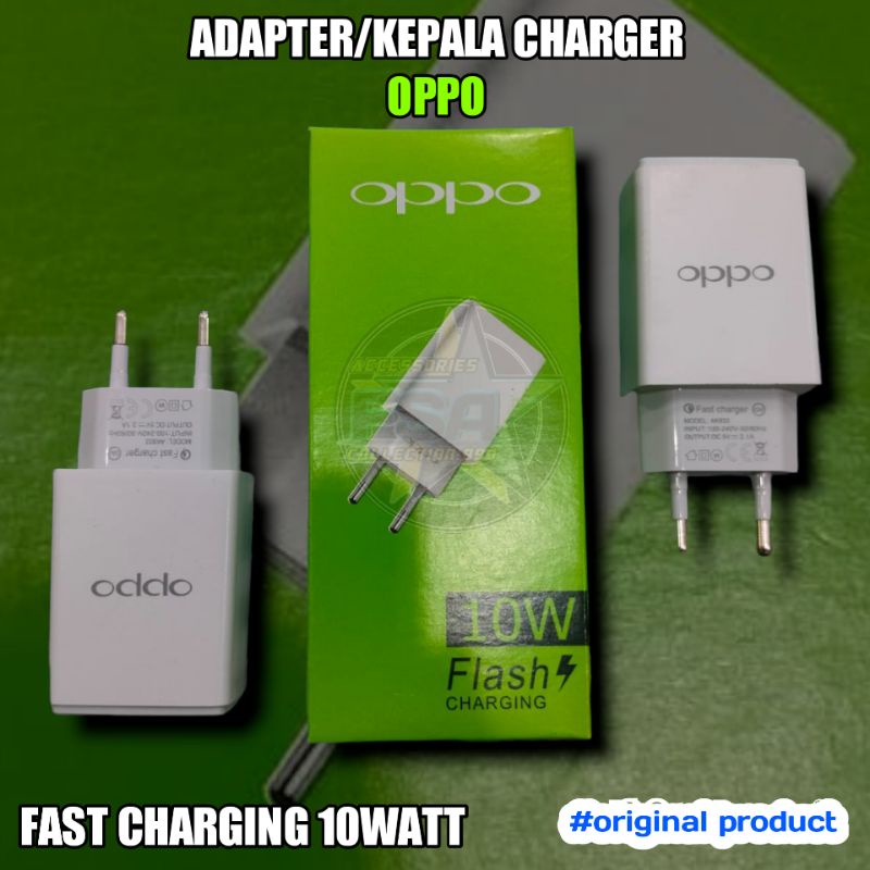 Adaptor Oppo Flash Charging 10W charger Oppo Batok Casan 10W Flash by Oppo