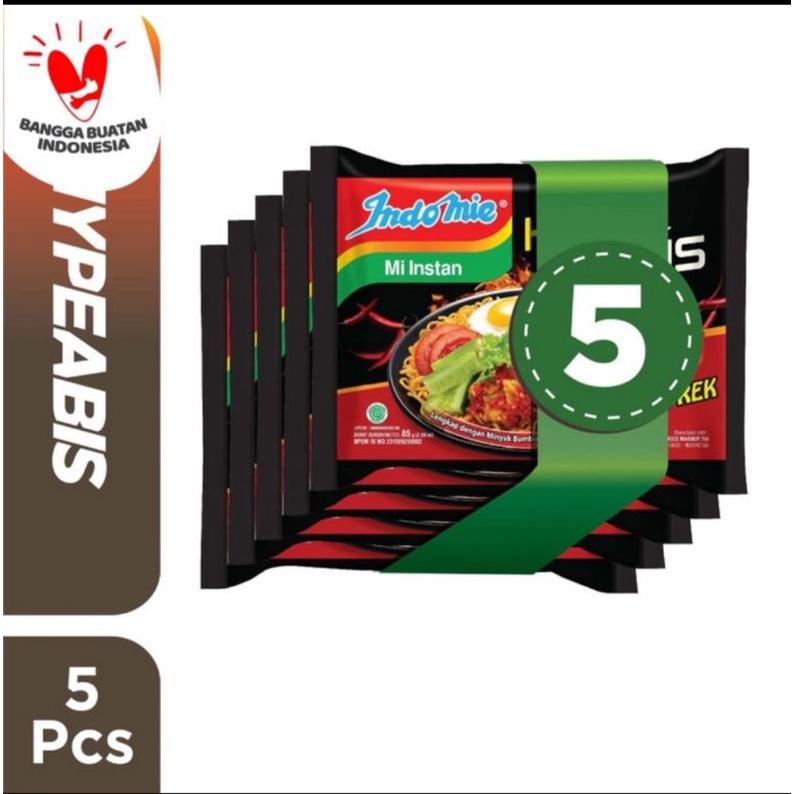 

5 PCS INDOMIE HYPEABIS AYAM GEPREK
