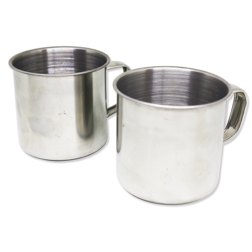 555 Mug mini stainless steel - isi 2 pcs