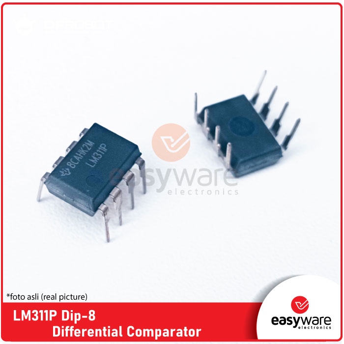 LM311P Texas Instrument Dip-8 - Differential Comparator - LM311