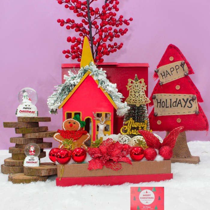 

Paket dekorasi hampers natal christmas parcel 11