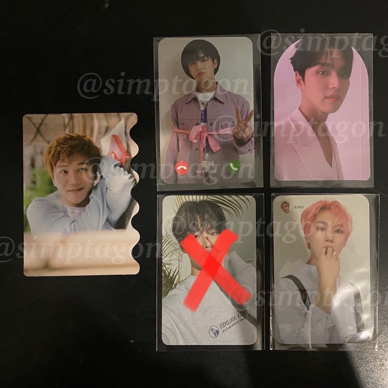 Pentagon Photocard PC Hongseok Jinho Kino