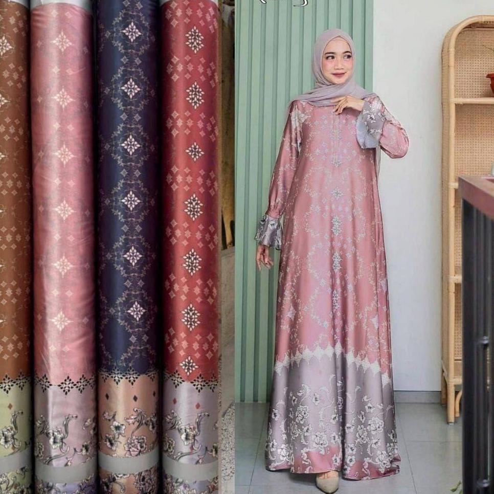 SALEE.. Gamis Abaya Dior Silk Gamis Dress Kondangan Model Terbaru Gamis 2022 Modern Lebaran Mewah Ga