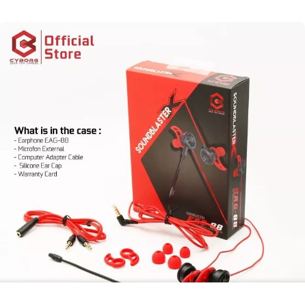 EARPHONE GAMING CYBORG EAG88