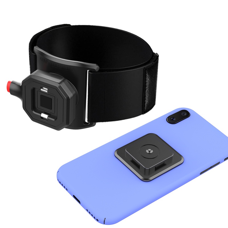 360° Stand Holder Ponsel Universal Portabel Dapat Dilepas Model Putar Untuk Fitness
