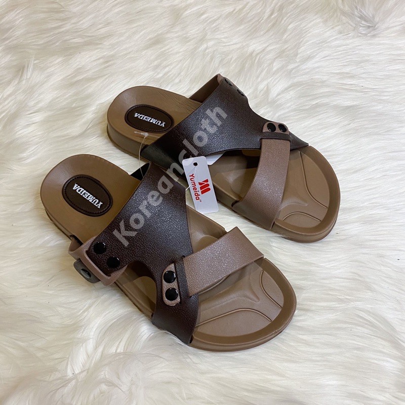 [8092] SANDAL KARET YUMEIDA BAPAK-BAPAK ANTI SLIP ANTI AIR