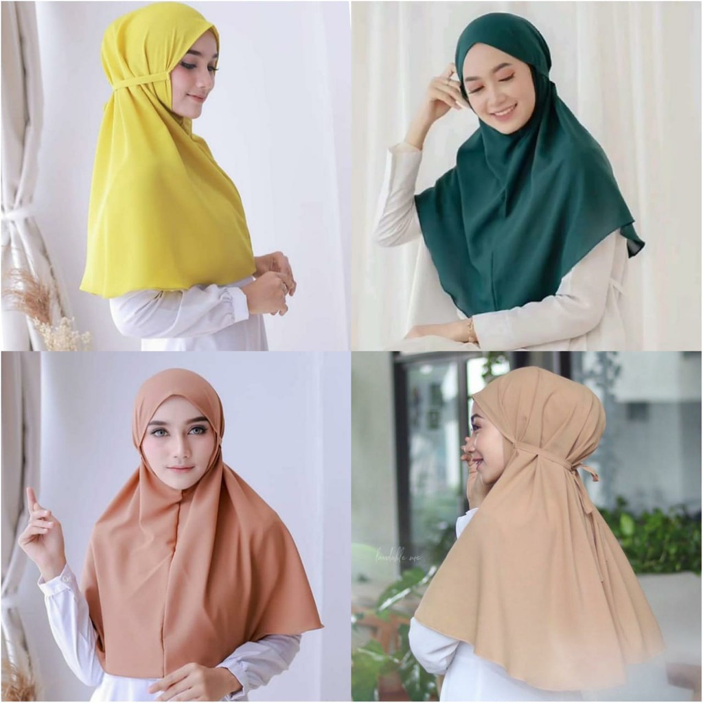  JILBAB  INSTAN MAT WOLFIS PREMIUM BERGO  MARYAM  HIJAB 