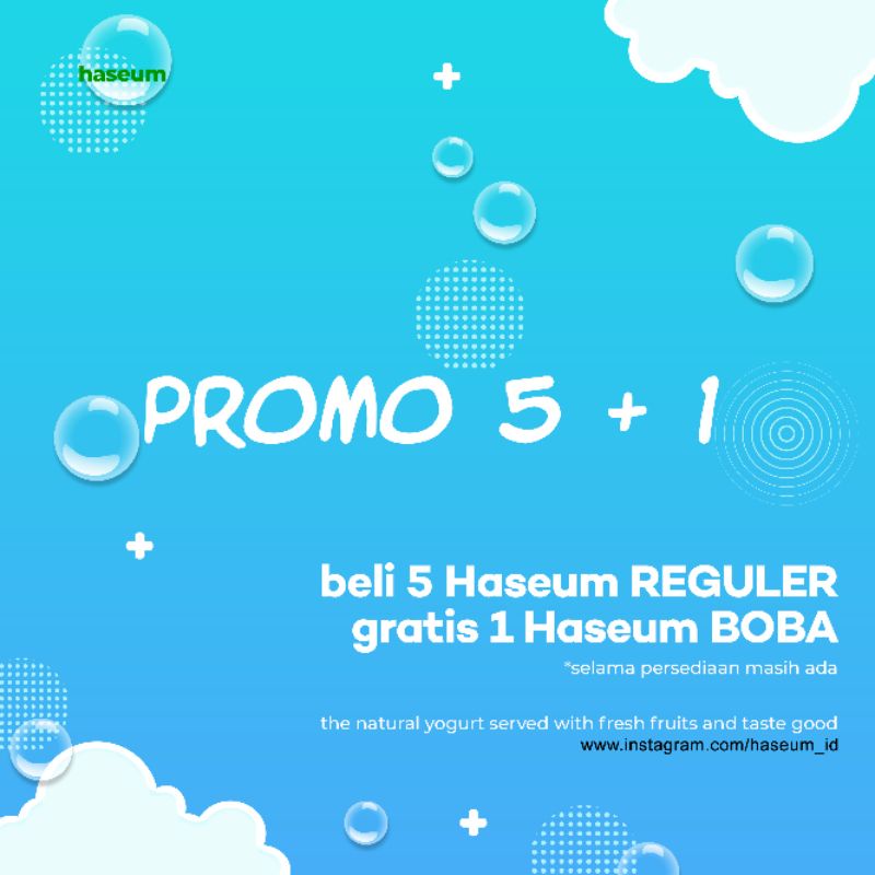 

Paket PROMO Launching Lite Popping Boba