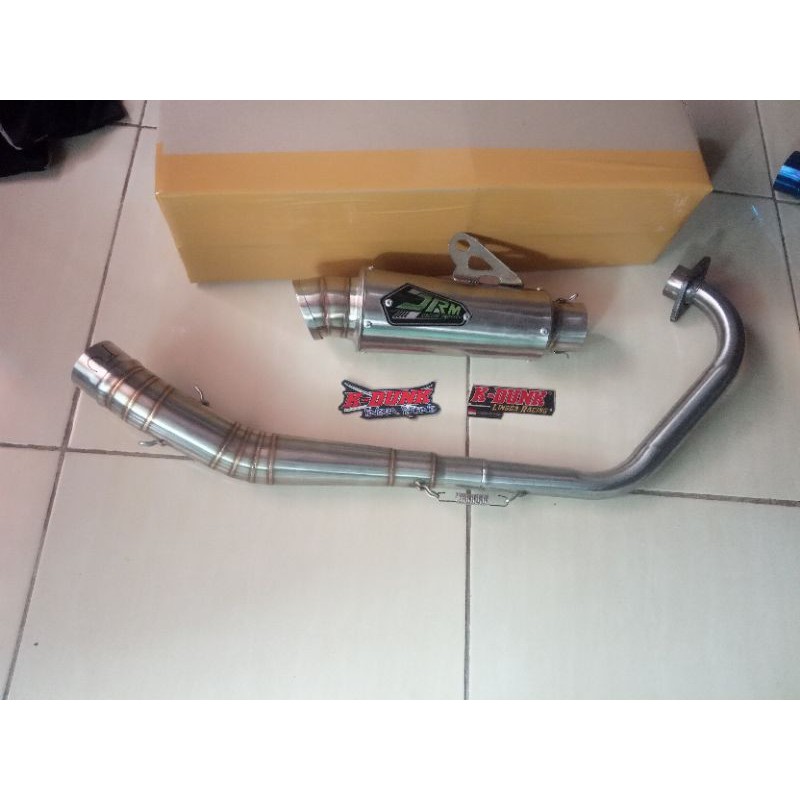 knalpot jrm satria fu /honda sonic /vixion/cb150 stainless
