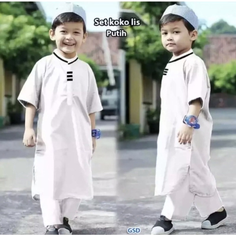 [ Gratis Ongkir ] Stelan koko pakistan anak 2-10 tahun ,baju muslim anak