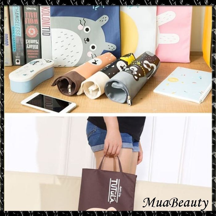 

PF01 Creative Fun Print Portable A4 file Storage pouch bag