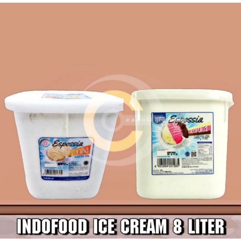 

indofood ice cream 8 liter / indo ice cream