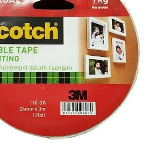 

♀ Double Tape Foam Scotch Mounting Tape 24mm x 3m ♦