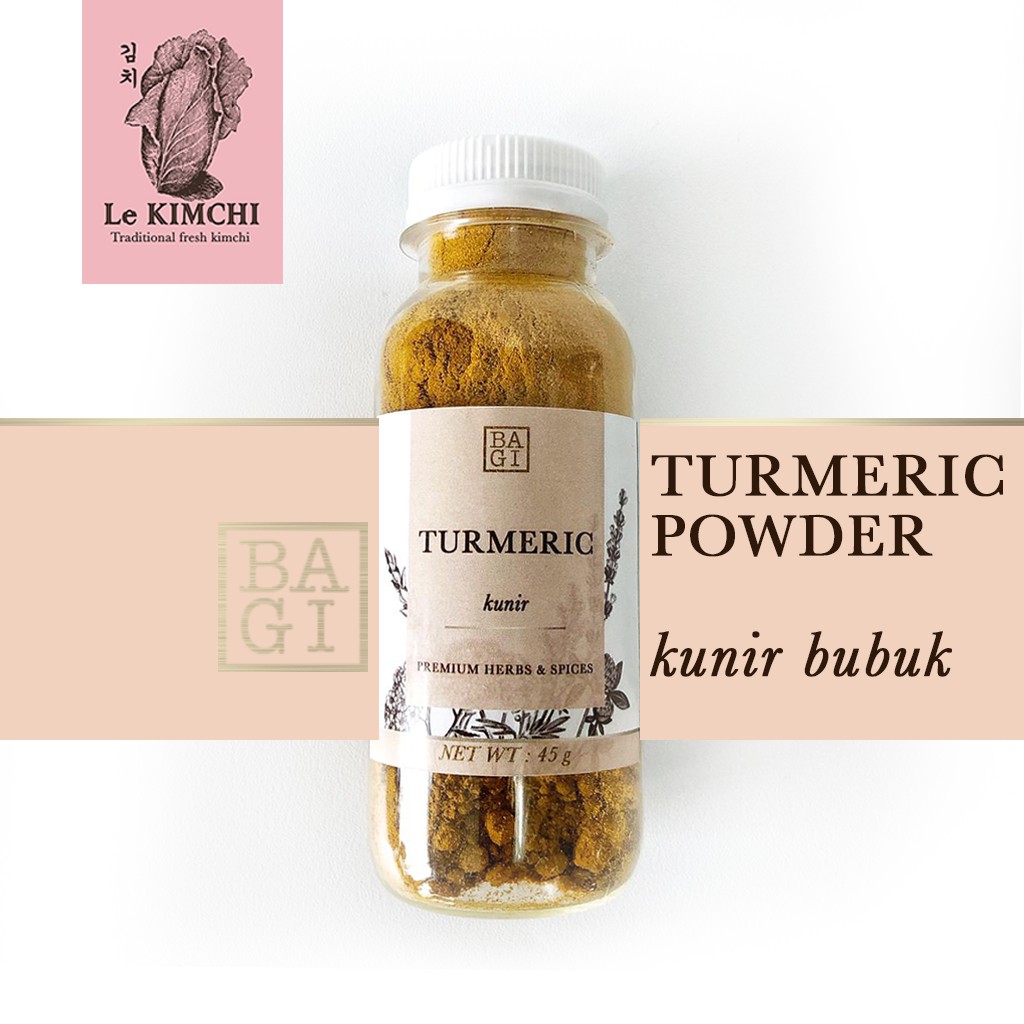 

Bubuk Kunyit Kunir PREMIUM - Turmeric Powder - BAGI