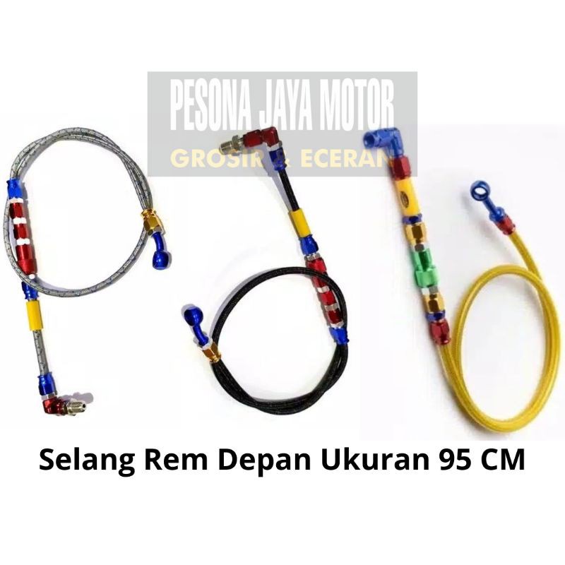 Selang Rem Depan Psi Ukuran 90 Cm Universal Semua Motor