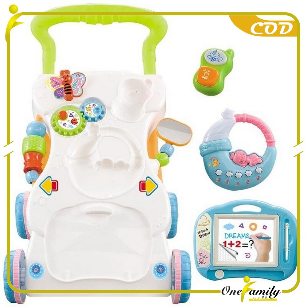 ONE M18 Baby Push Walker Alat Bantu Jalan  Bayi Mainan  