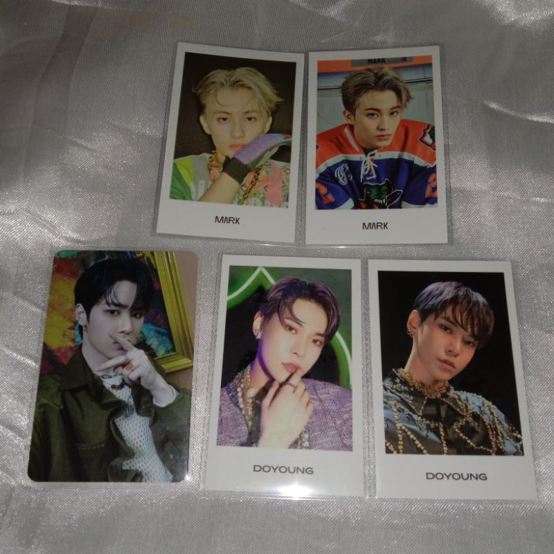 Polaroid pola Mark 90's love kolbuk, pola doyoung make a wish, pc kun jewel ver. universe