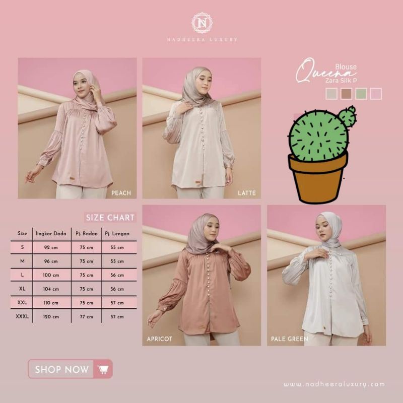 SALE Nadheera Luxury QUEENA Blouse (promo)