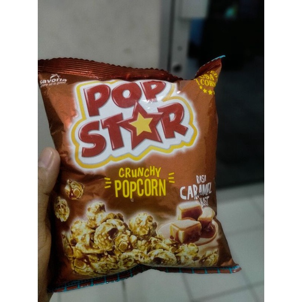 

Popstar Crunchy Popcorn Berondong Jagung Peanut butter Cheese Caramel 30 gr