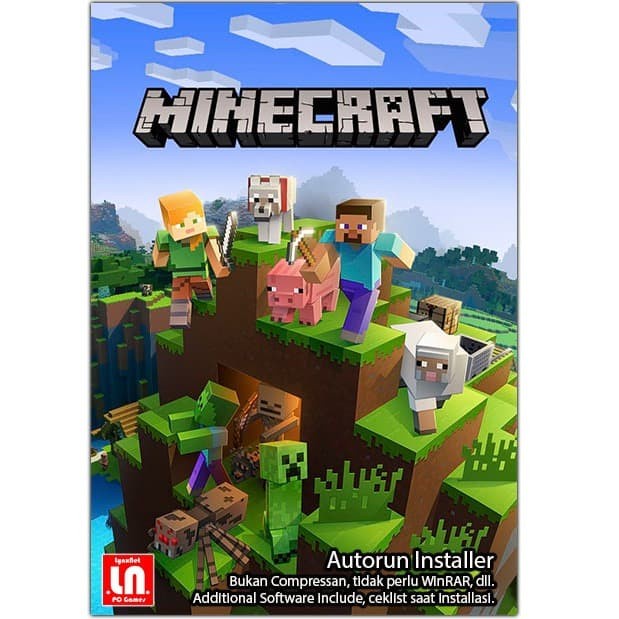 (READY) Minecraft - PC CD/DVD Game Adv - Hardcover