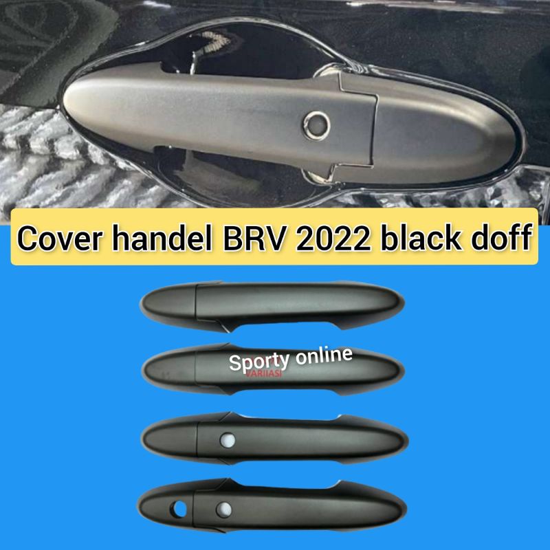 cover handel honda BRV 2022 black doff