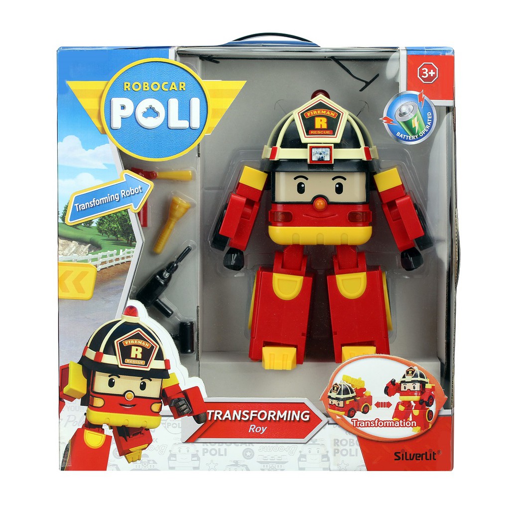 Robocar Poli 83284 Transforming Roy Mainan Anak Original