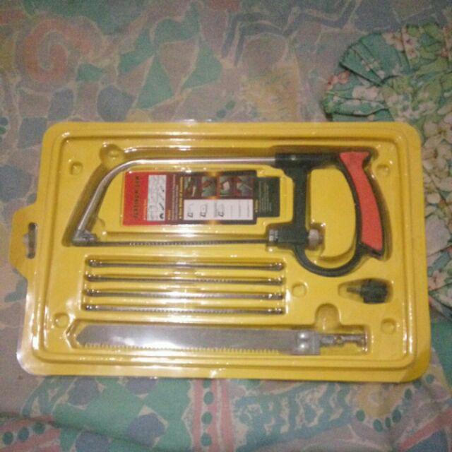 Gergaji Multifungsi Set 3 Way Blade Magic Saw Gergaji Kayu Besi Pipa Serbaguna