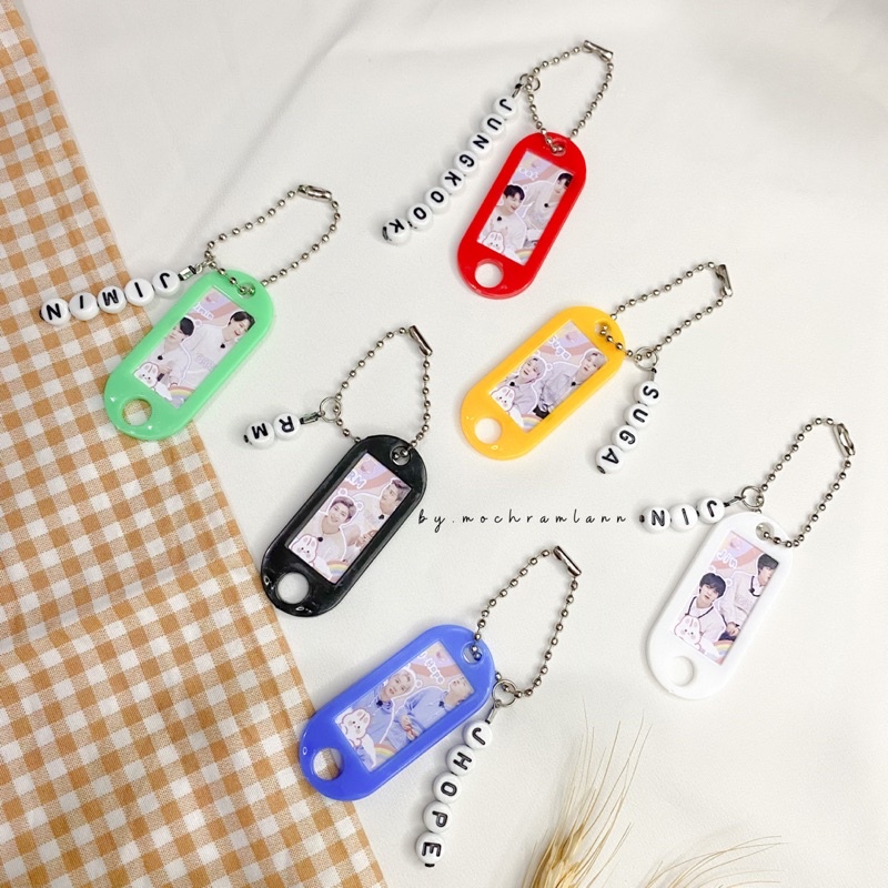 GANCI FOTO DAN NAMA KEY RING JOYKO / GANTUNGAN KUNCI / GANTUNGAN BINDER / GANTUNGAN FOTO DAN NAMA