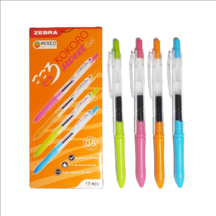 

Produk Bolpen Zebra Sweet Kokoro Gel 0.5 (Lusin) Berkualitas