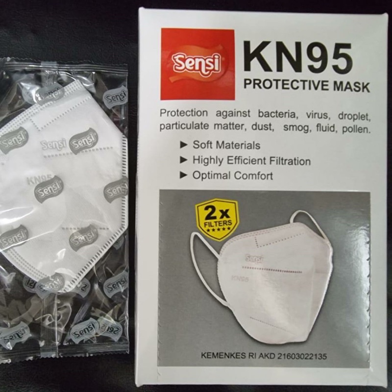 MASKER KN95 KN-95 SENSI MASK ORIGINAL MEDICAL ONLINE MEDICALONLINE