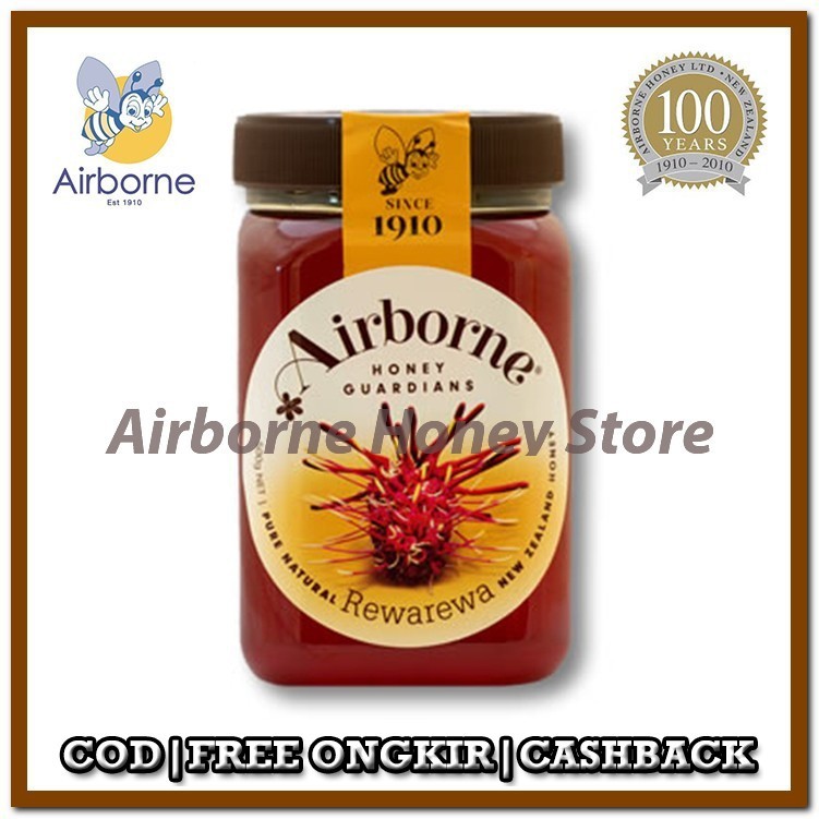 

Madu/Airborne/Madu Rewarewa/Honey/Airborne Rewarewa Honey 500 Gr