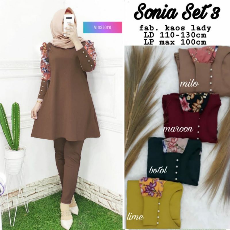 SONIA SET//SETELAN//HANDARA77