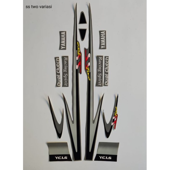 STRIPING SS TWO SILVER BERKUALITAS