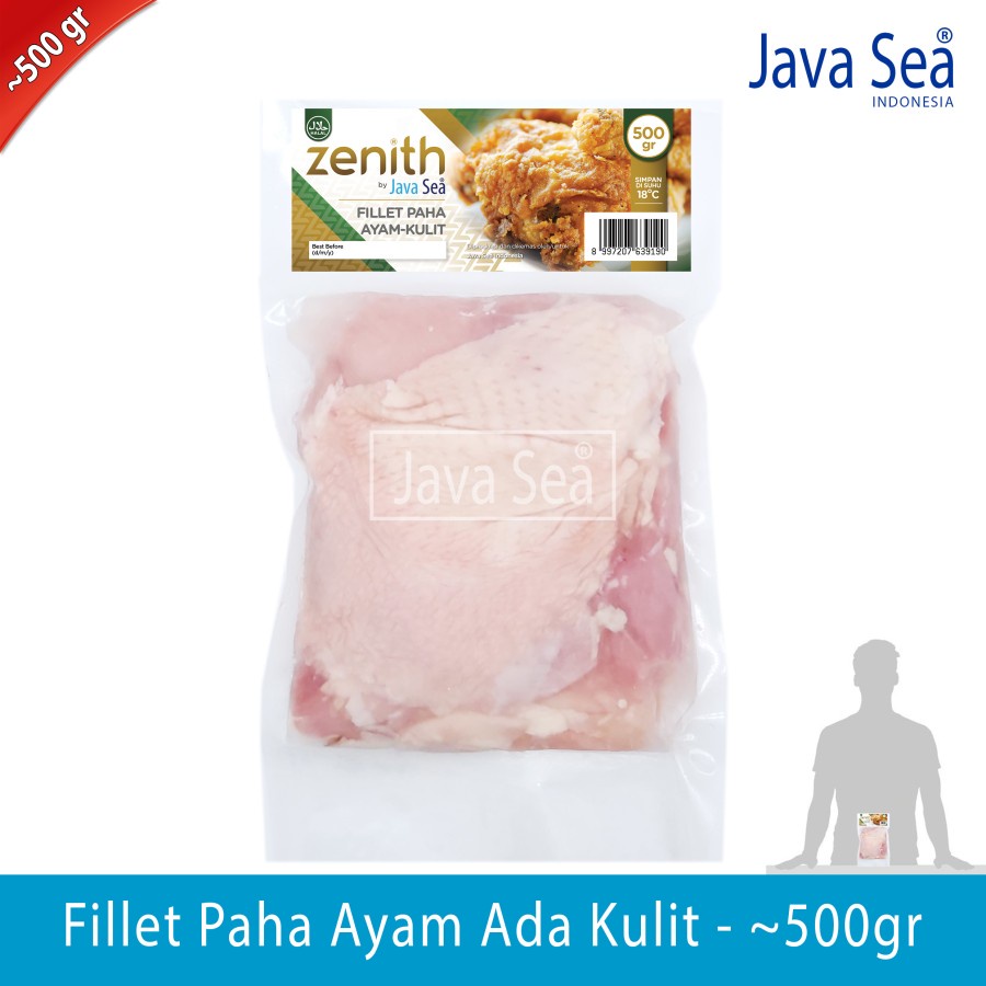 

Fillet Paha Ayam Ada Kulit Premium pack 500gr