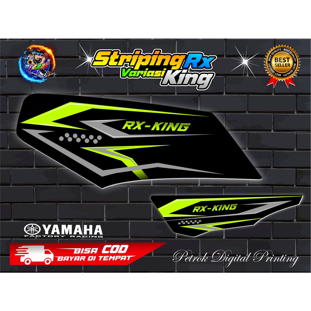 Striping Variasi Rx King list Stiker Motor Yamaha Rx King
