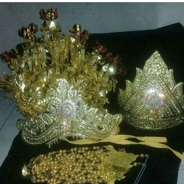 SET MAHKOTA PENGANTIN/ADAT PALEMBANG