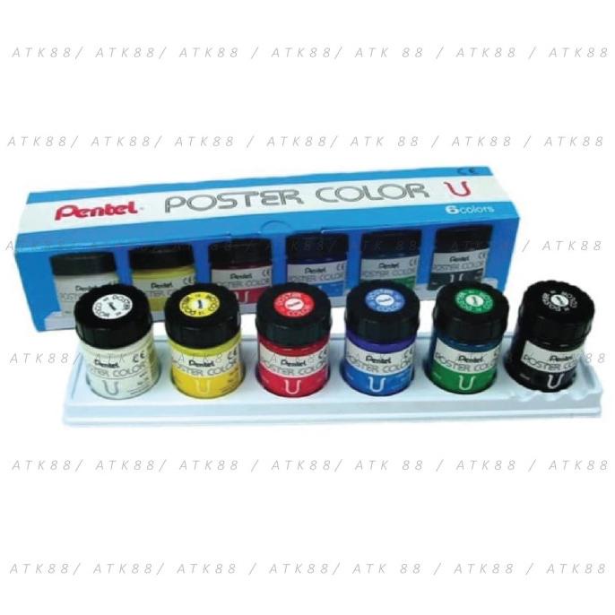 

] Pentel Poster Colour 30ml ( Warna Umum)